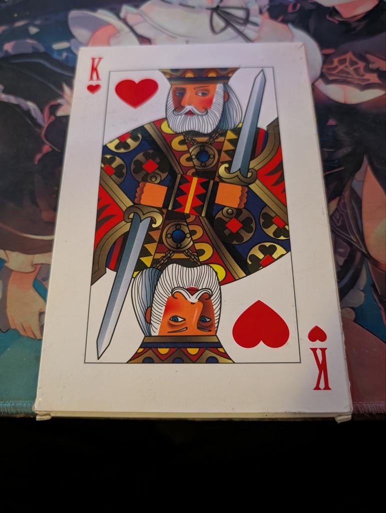 Grote speelkaarten, Hobby en Vrije tijd, Gezelschapsspellen | Kaartspellen, Vijf spelers of meer, Ophalen of Verzenden, Zo goed als nieuw