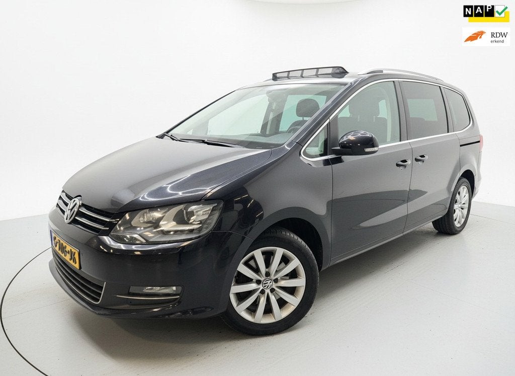 Volkswagen Sharan 1.4 TSI Comfortline Edition 7 PERSOONS, Auto's, Euro 5, Stof, Zwart, 4 cilinders