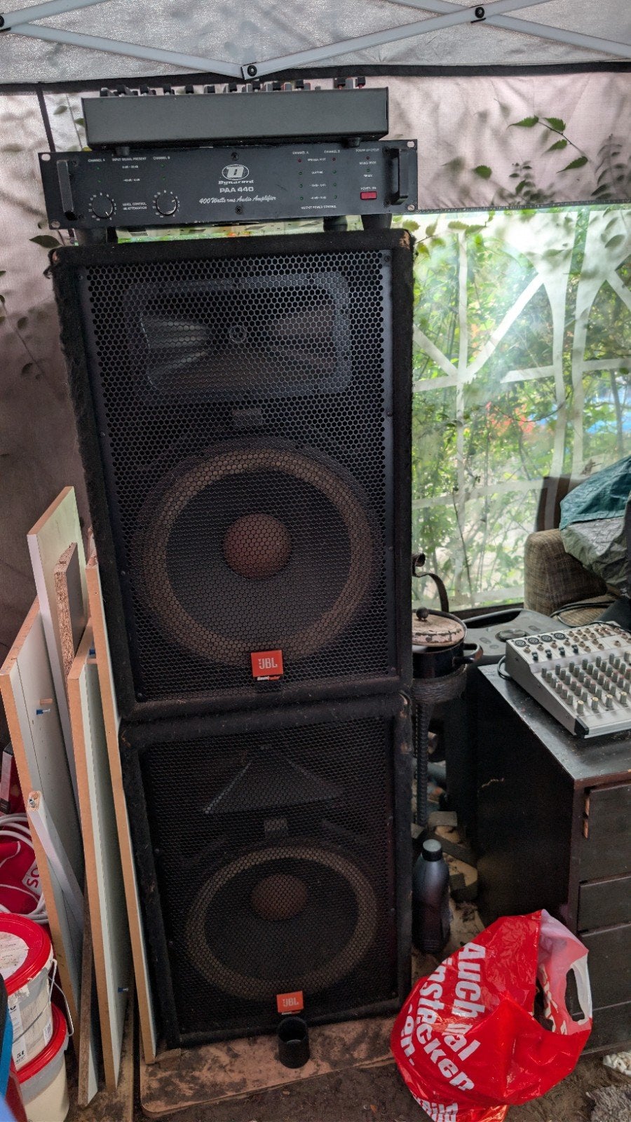 Foto 6 van JBL Speakerset met Dynacord Versterker en Mengpaneel