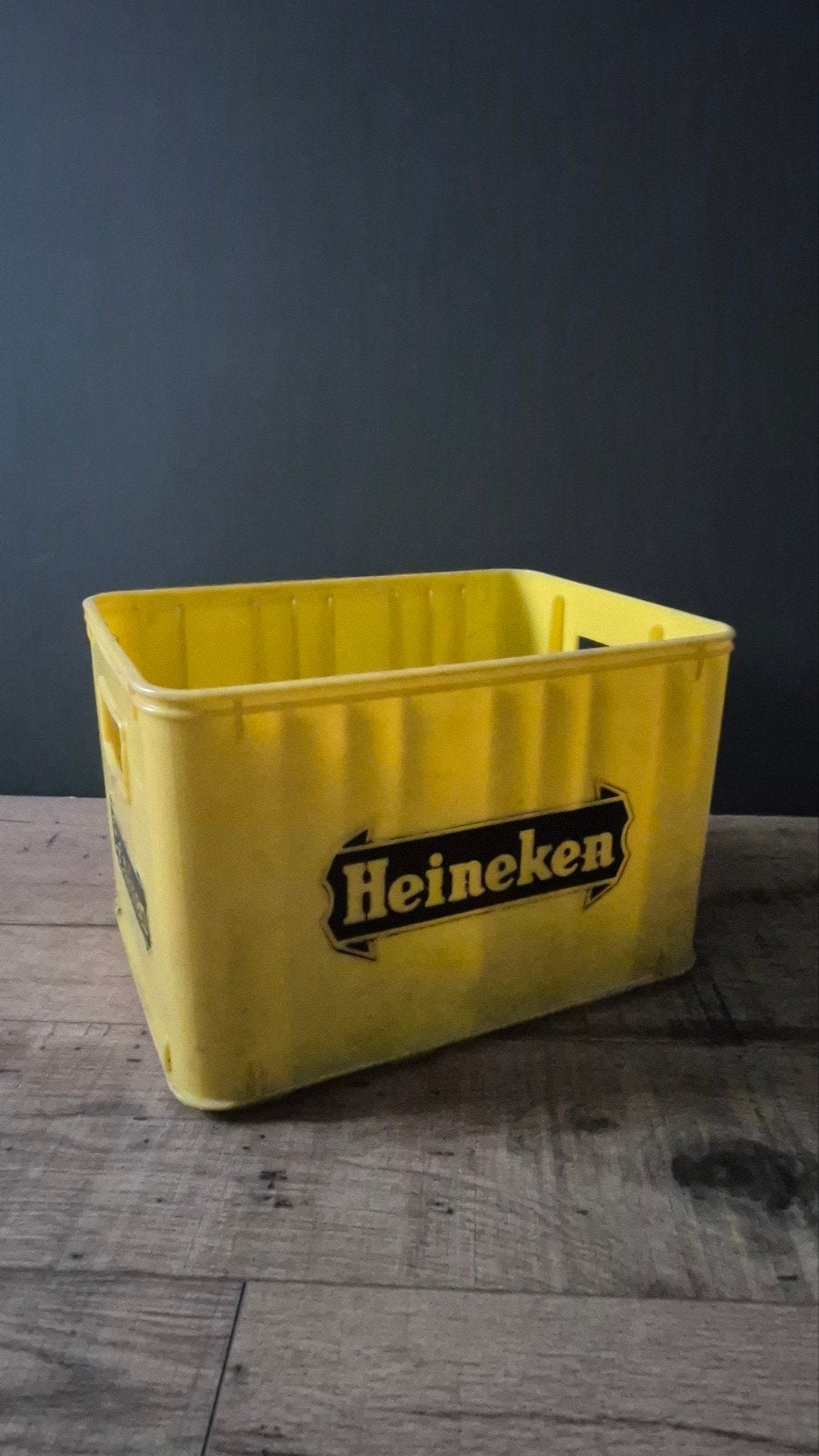 Vintage Heineken bierkrat, zeldzaam model, Ophalen of Verzenden, Gebruikt, Gebruiksvoorwerp