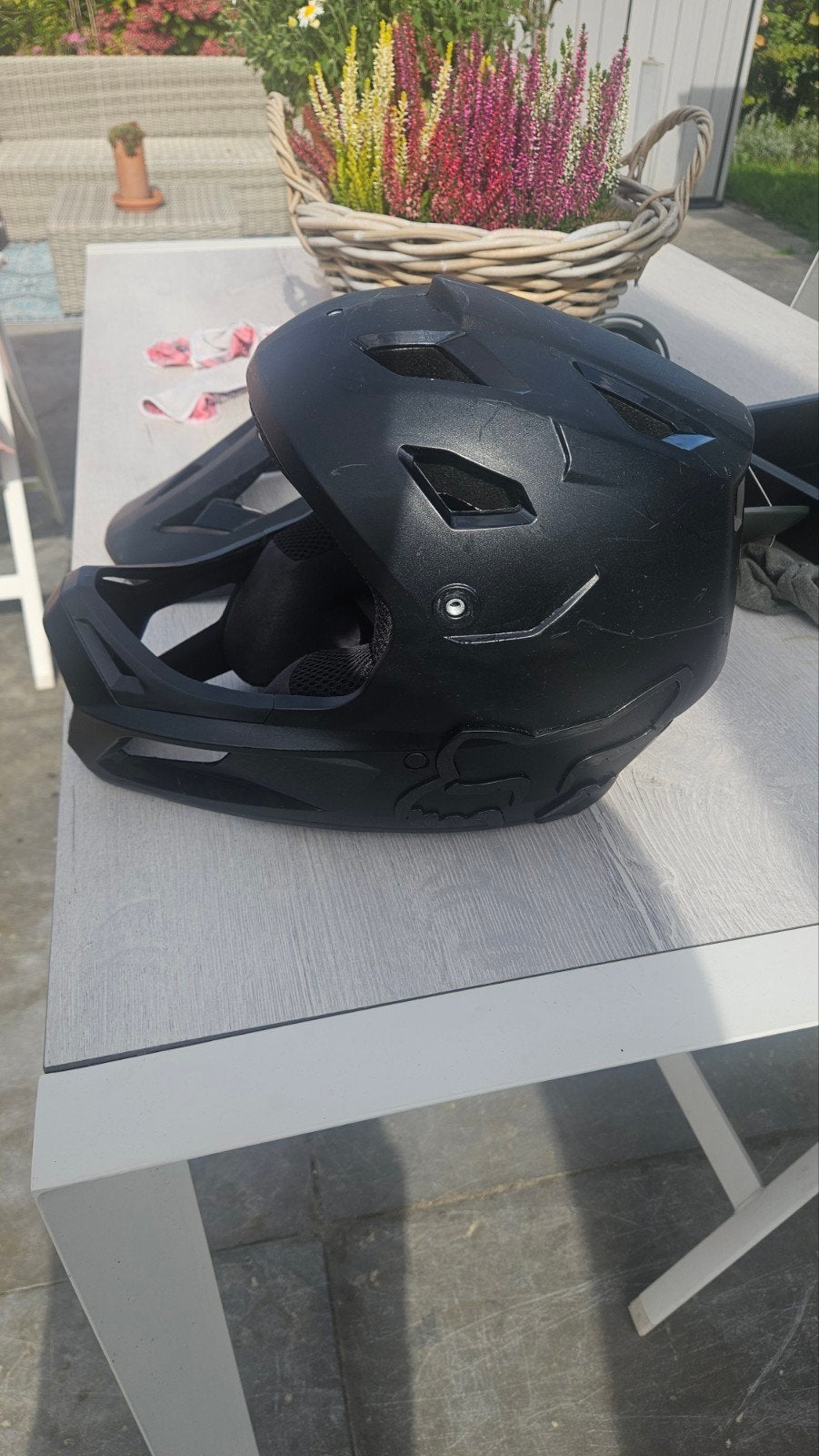 Fox full-face helm maat M, Gebruikt, M, Ophalen of Verzenden, Fox