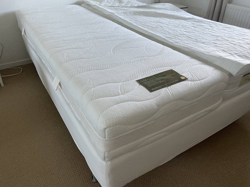 IKEA SULTAN Boxspring 140 x 200 cm incl Matrassen, Ophalen, Gebruikt, Tweepersoons, 140 cm