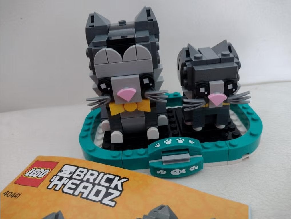 40441 Lego Brickheadz, Kortharige katten, BrickHeadz, Lego, Compleet, Ophalen of Verzenden