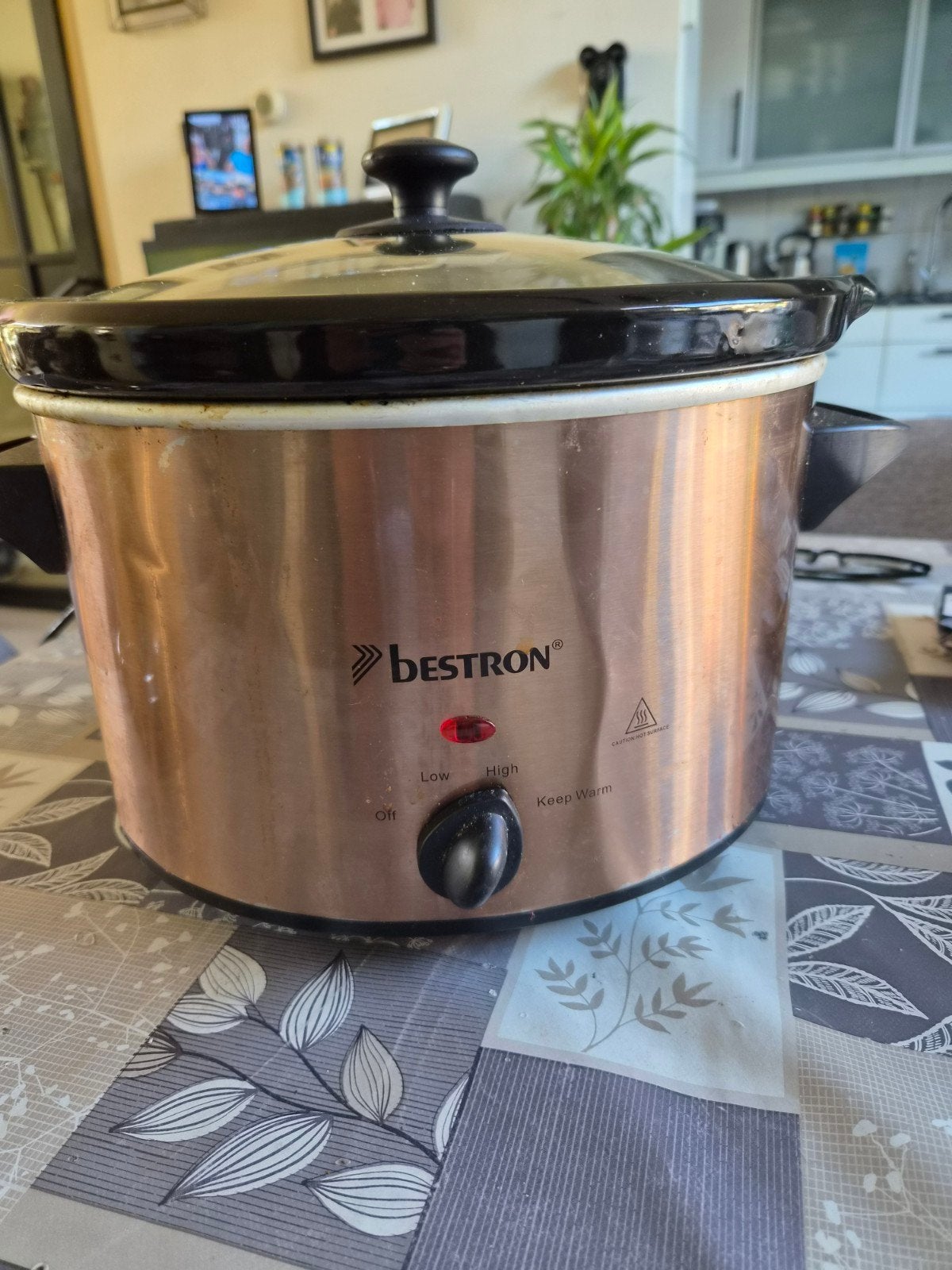 Bestron Slowcooker - Koperkleurig - Perfect voor stoofpotten, Ophalen, Gebruikt