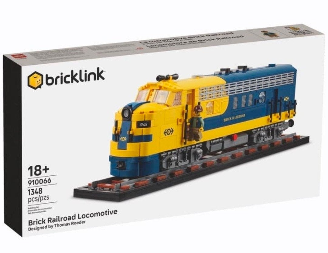 BrickLink LEGO Brick Railroad Locomotief 910066, Hobby en Vrije tijd, Modeltreinen | H0, Locomotief, Gelijkstroom, Overige merken