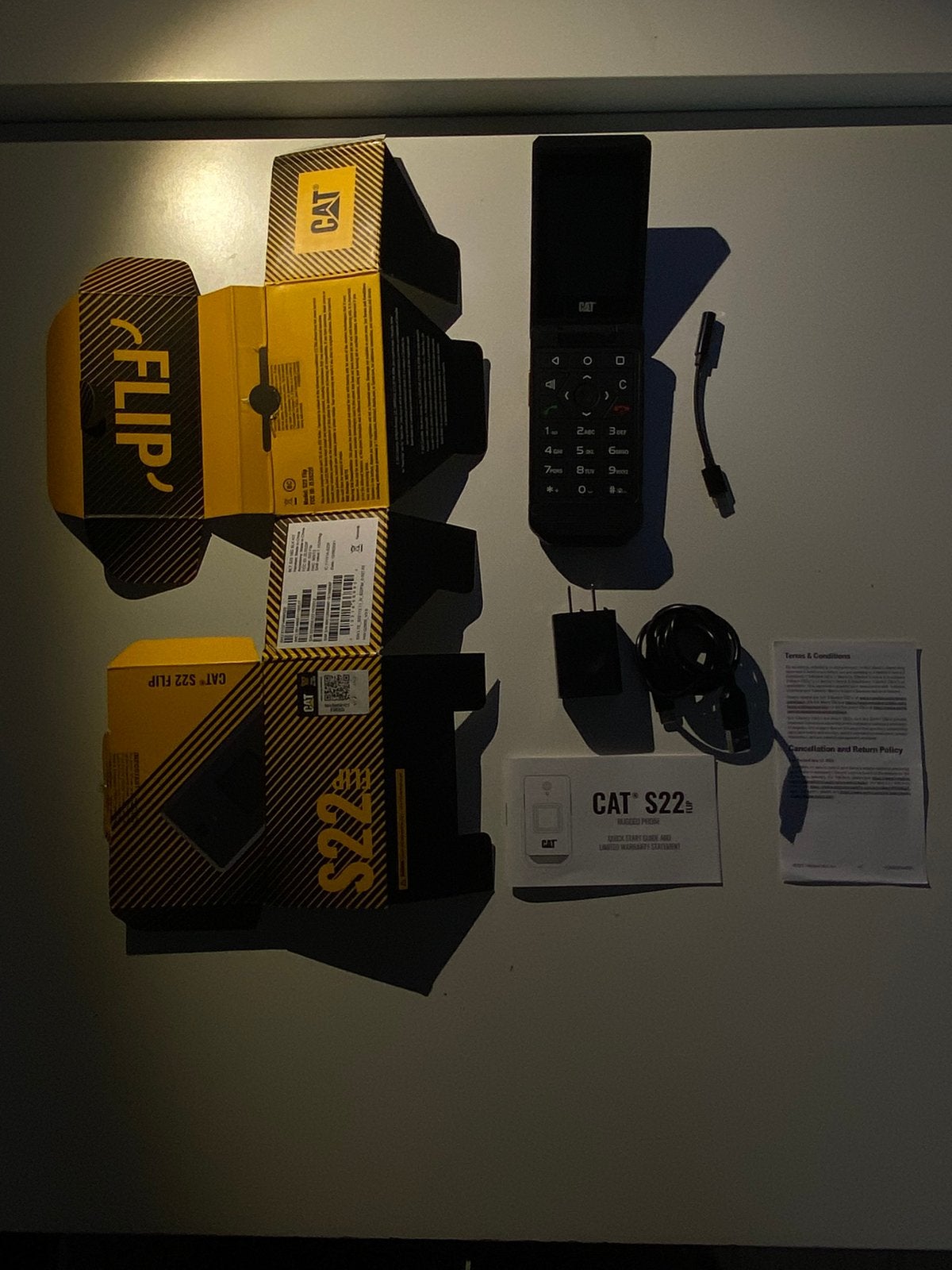 Cat S22 Flip - android telefoon, Telecommunicatie, Mobiele telefoons | Overige merken, Ophalen of Verzenden, Zo goed als nieuw