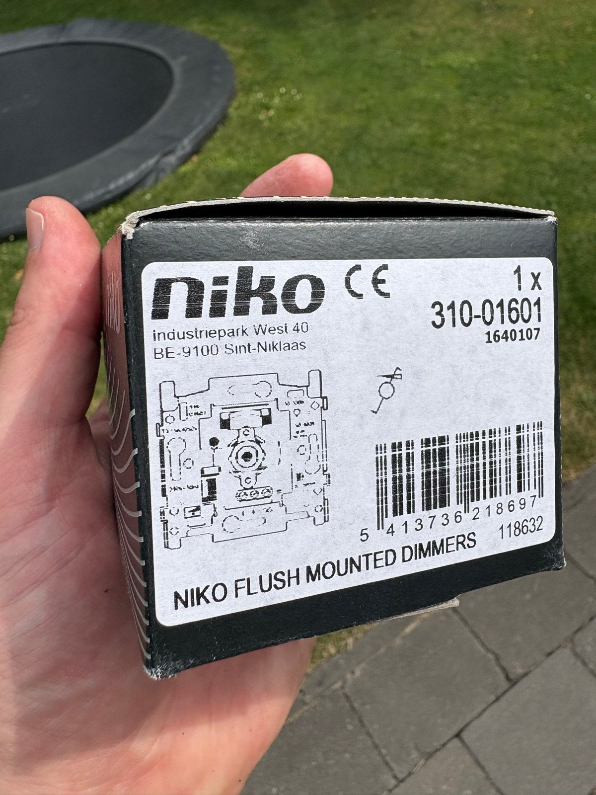 Niko inbouwdimmer 310-01601 - Nieuw in doos, Doe-het-zelf en Verbouw, Ophalen of Verzenden, Nieuw, Overige merken, Dimmer