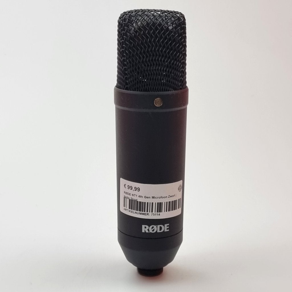 RØDE NT1 4th Gen Microfoon Zwart | Nette Staat, Rode, Zo goed als nieuw, Support@rode.com, 107 Carnarvon Street
Silverwater, NSW 2128
Australia