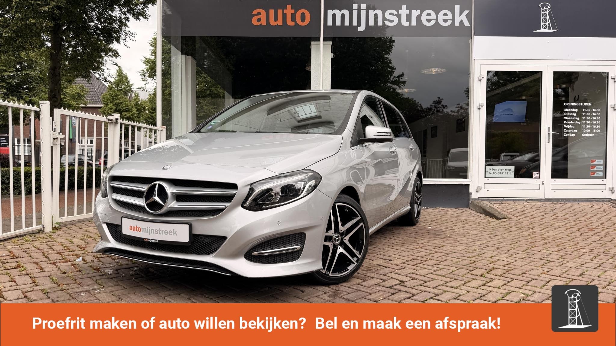 Mercedes-Benz B-klasse 180 Ambition | Eerste eigenaar | AMG, Lichtsensor, Gebruikt, 4 cilinders, 122 pk