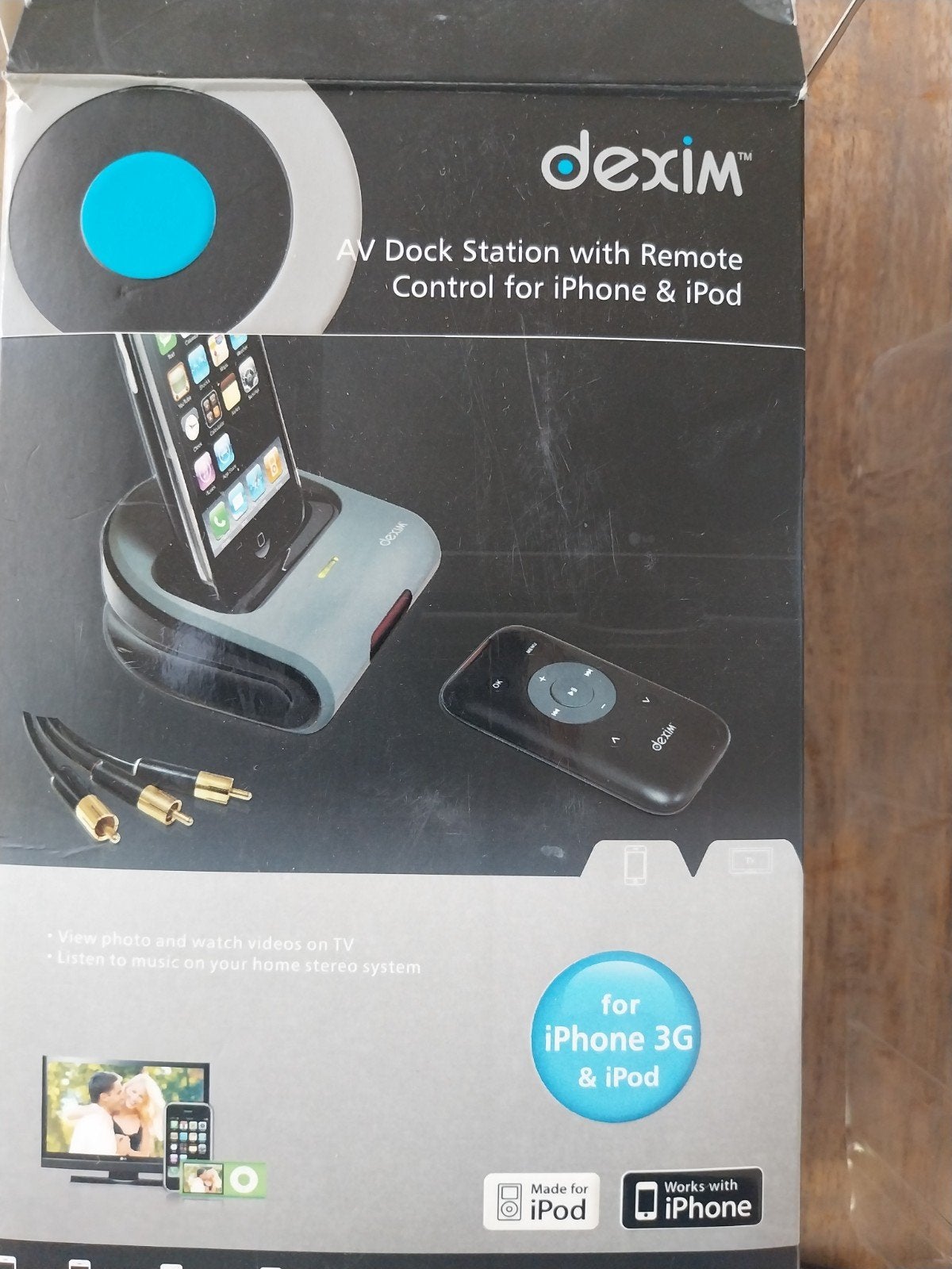Dexim AV Dock Station met afstandsbediening voor iPhone/iPod, Ophalen of Verzenden, Gebruikt, Dock of Kabel, Mini