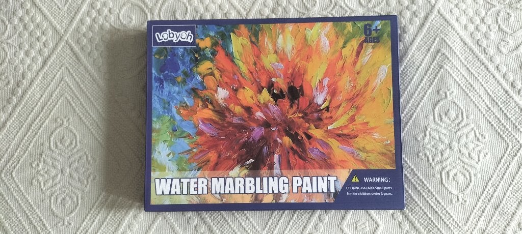 WATER MARMERVERF KNUTSELPAKKET : LOBYOH, Hobby en Vrije tijd, Schilderen, Ophalen of Verzenden, Nieuw, Waterverf