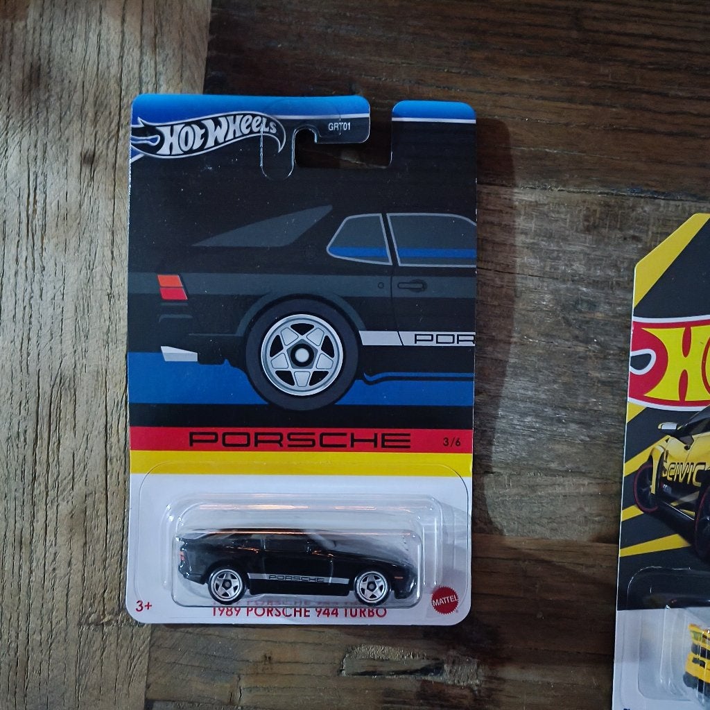 Hot Wheels Porsche Series Porsche 1989 944 Turbo zwart, Hobby en Vrije tijd, Modelauto's | Overige schalen, Nieuw, Auto, Ophalen of Verzenden