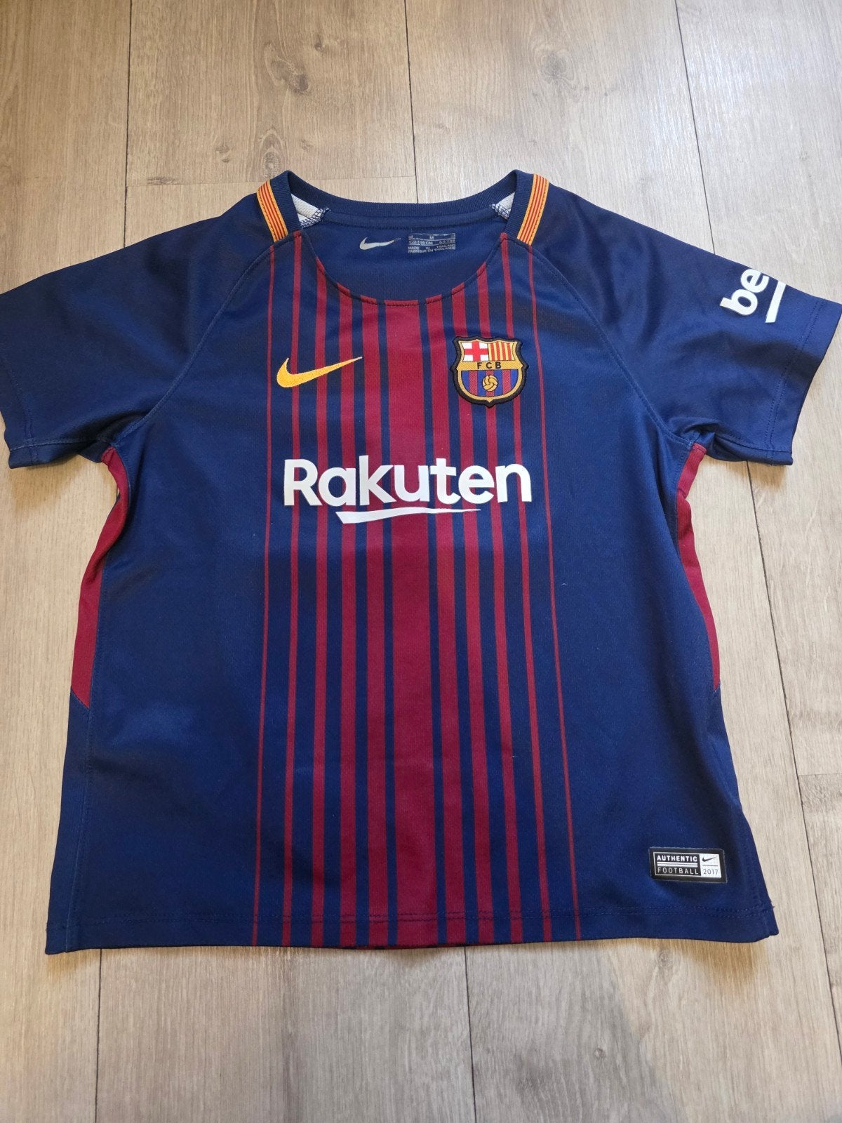 Voetbalshirt Messi FC Barcelona 2017/2018 Maat M, Maat S, Ophalen of Verzenden, Zo goed als nieuw, Shirt