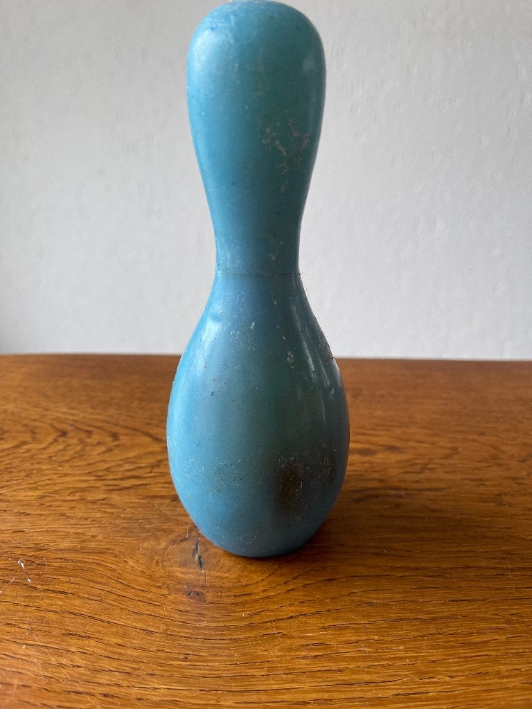 Kaars "Kegel" Kleur: Blauw 'Jaren 70' Nieuw, Verzamelen, Ophalen of Verzenden, Huis en Inrichting
