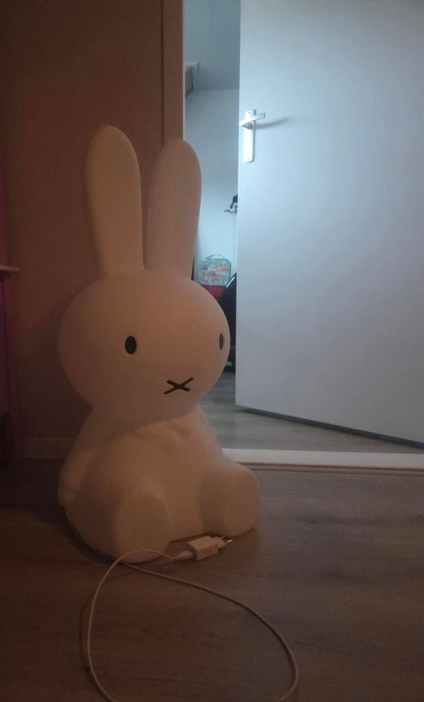 Mr Maria Nijntje XL Lamp 80cm - Sfeervolle LED Nachtlamp, Kinderen en Baby's, Ophalen, Zo goed als nieuw, Overige typen