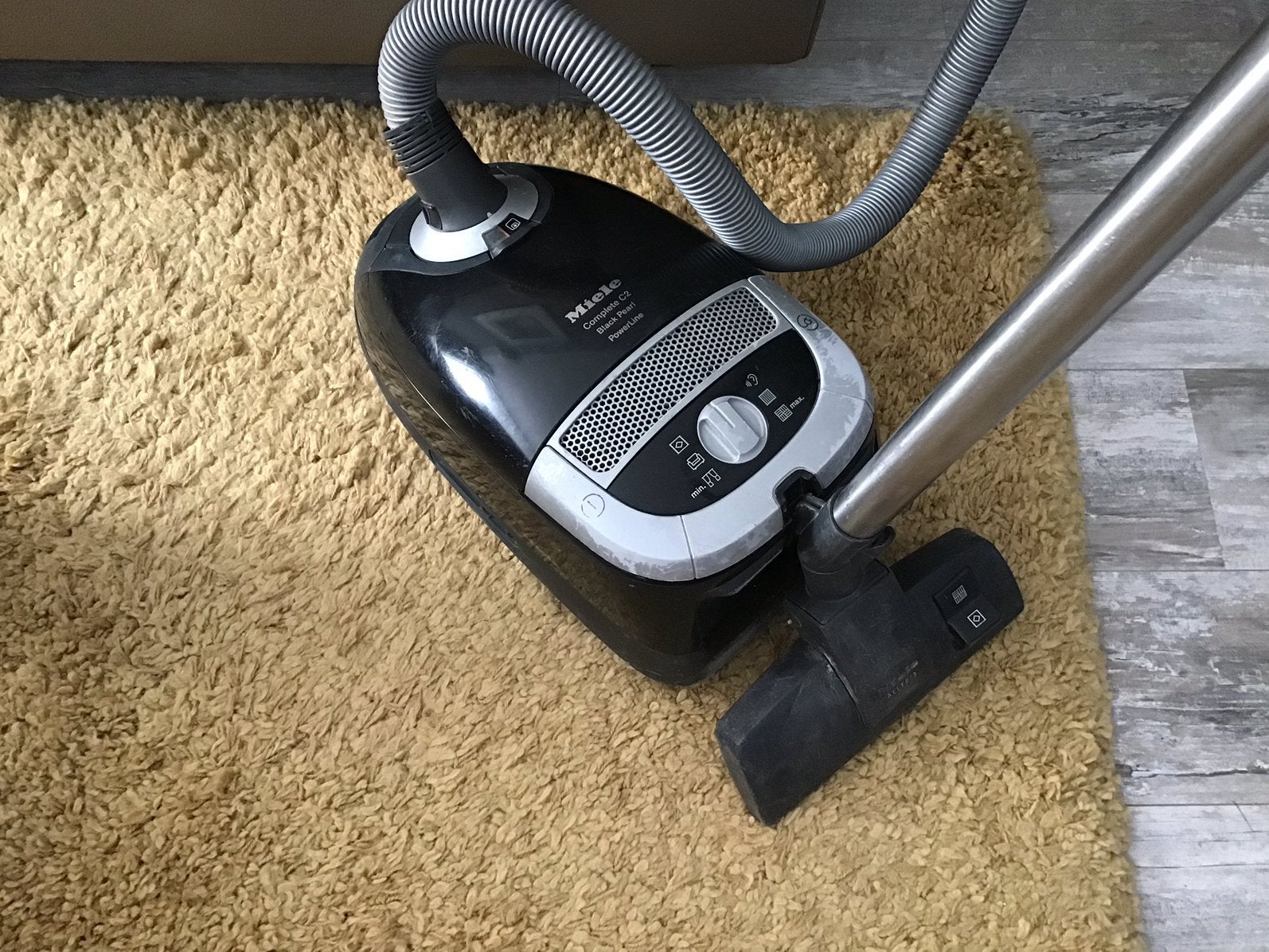 ✅ INCL. GARANTIE: MIELE COMPLETE C2 BLACK PEARL, POWERLINE ✅, Stofzak, Gebruikt, Verzenden, Miele