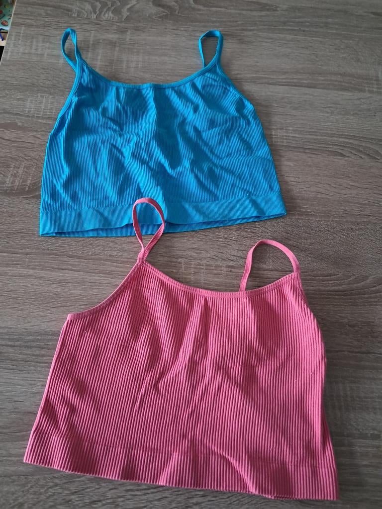 Leuke topjes voor meiden/dames - maten XS, S en M, Kleding | Dames, Tops, Ophalen of Verzenden, Roze, Zonder mouw, Maat 34 (XS) of kleiner