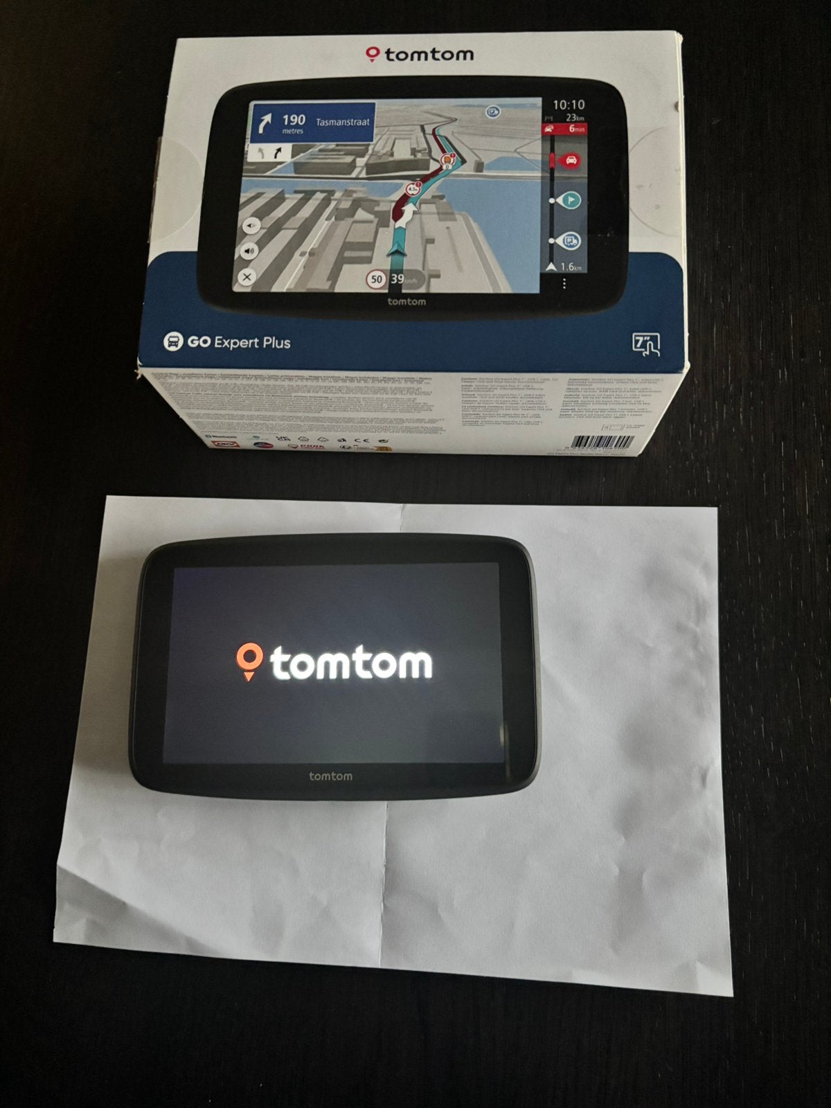 Tomtom go expert plus 7 inch vrachtwagen navigatie, Ophalen of Verzenden, Zo goed als nieuw