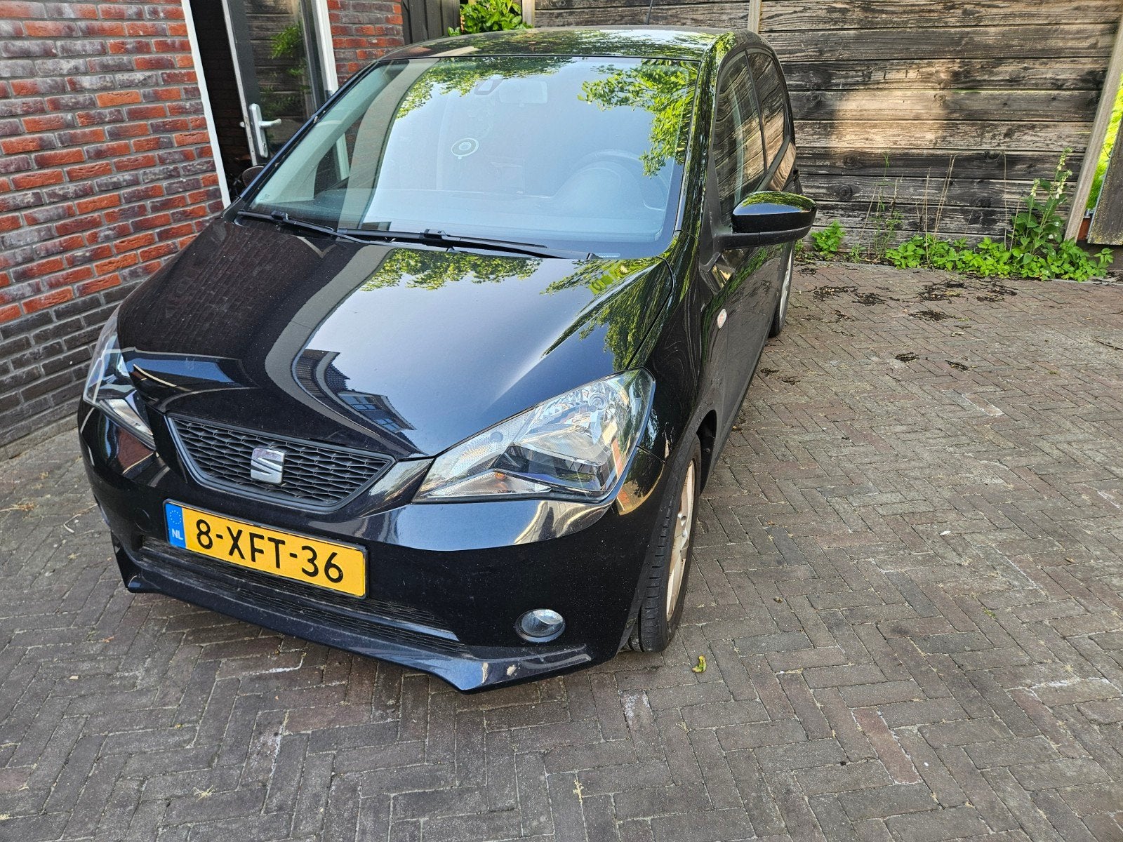 Seat Mii 1.0 44KW 2014 Zwart, Voorwielaandrijving, Stof, 840 kg, 4 stoelen