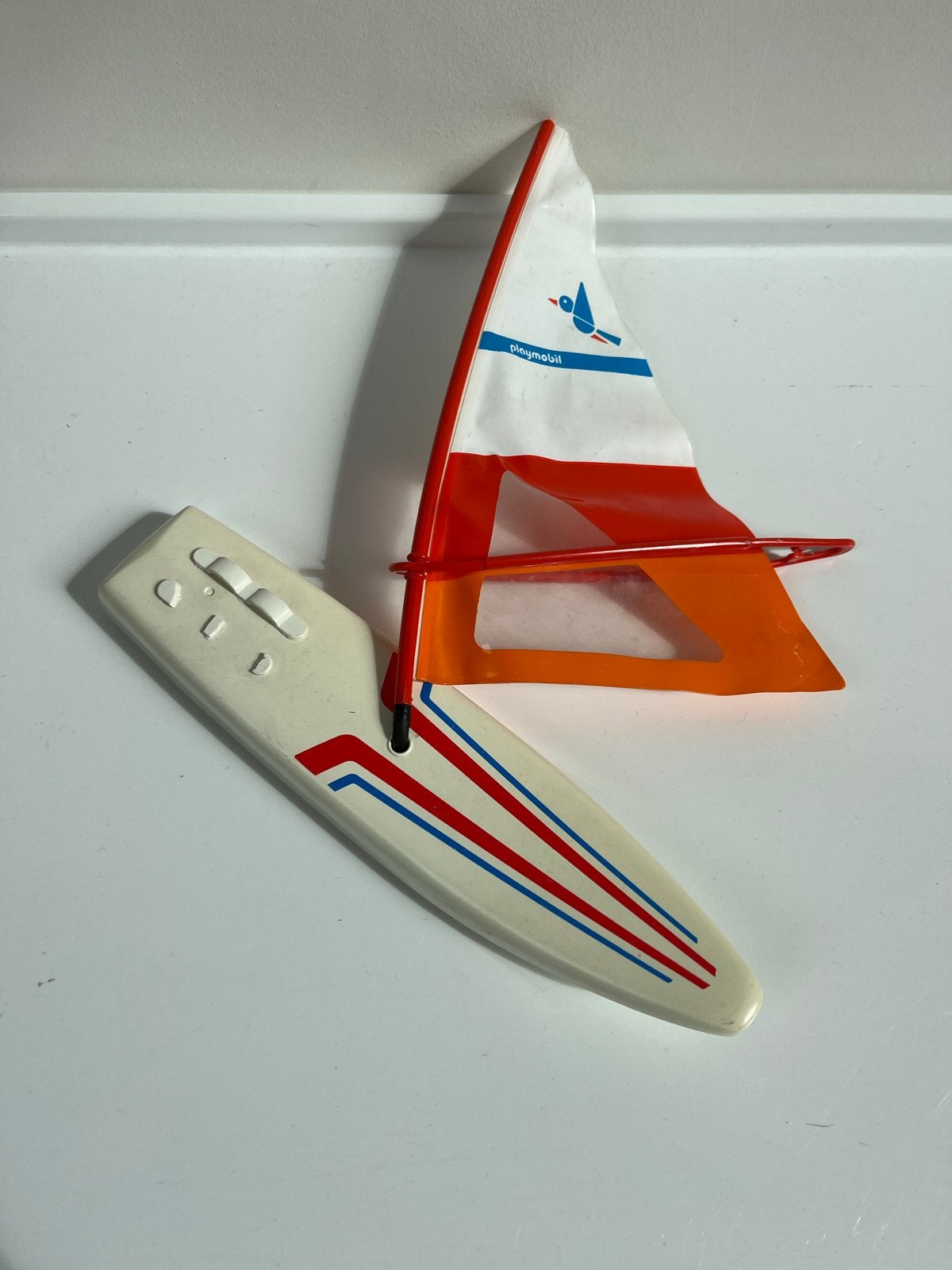 Playmobil Windsurfplank met Zeil - Vintage Speelgoed, Kinderen en Baby's, Speelgoed | Playmobil, Ophalen of Verzenden, Gebruikt