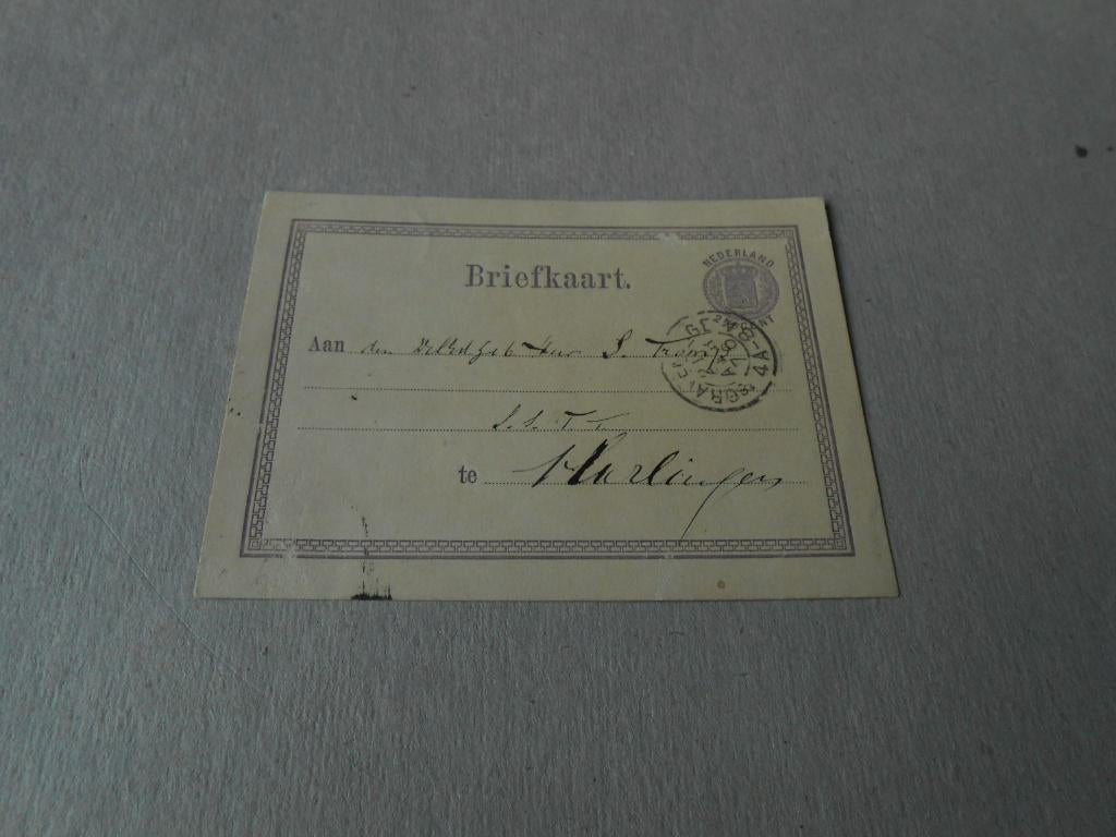 BRIEFKAART  HARLINGEN, Ophalen of Verzenden, Voor 1920, Gelopen, Friesland