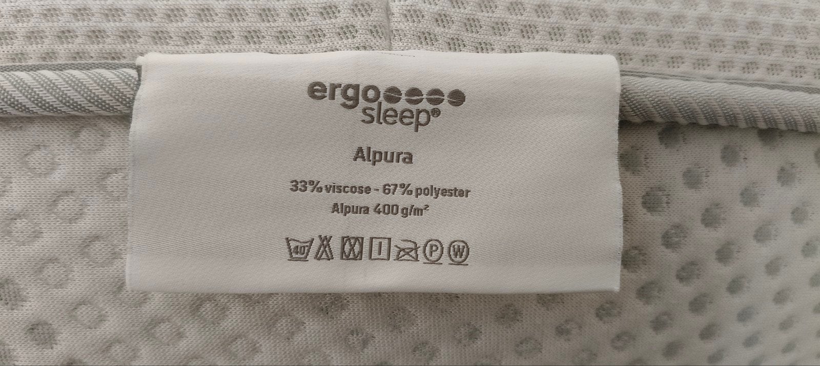 Ergo Sleep Alpura matras - Zo goed als nieuw, Ophalen, 90 cm, Eenpersoons, Zo goed als nieuw