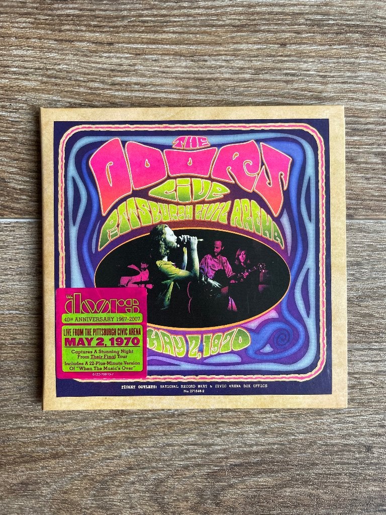 CD The Doors - Live from the Pittsburg Civic Arena 1970, Ophalen of Verzenden, Zo goed als nieuw, Poprock