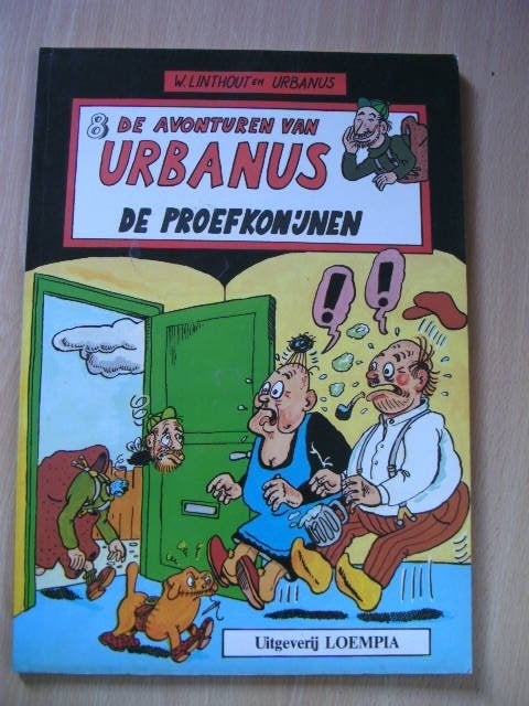De avonturen van Urbanus deel 8, De proefkonijnen, Eén stripboek, Ophalen of Verzenden, Zo goed als nieuw