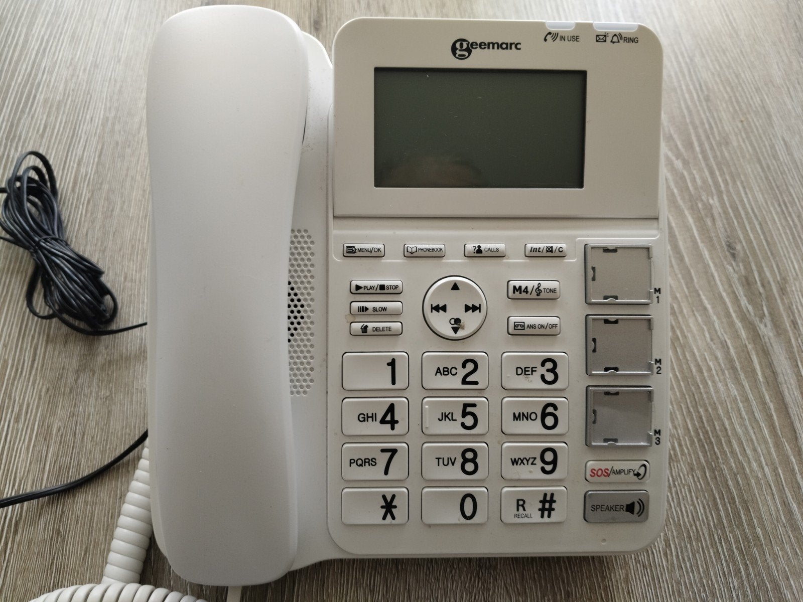 Geemarc CL595 Vaste Telefoon - Ideaal voor Senioren, Ophalen of Verzenden, Zo goed als nieuw