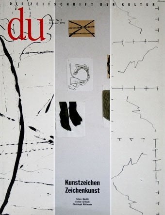 Kunstzeichen Zeichenkunst Silvia Bächli, Stefan Gritsch, usw, Ophalen of Verzenden, Zo goed als nieuw