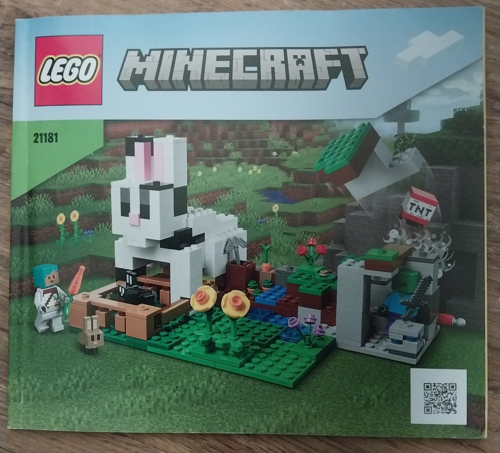 LEGO Minecraft De Konijnenboerderij 21181 - Compleet, Ophalen of Verzenden, Gebruikt