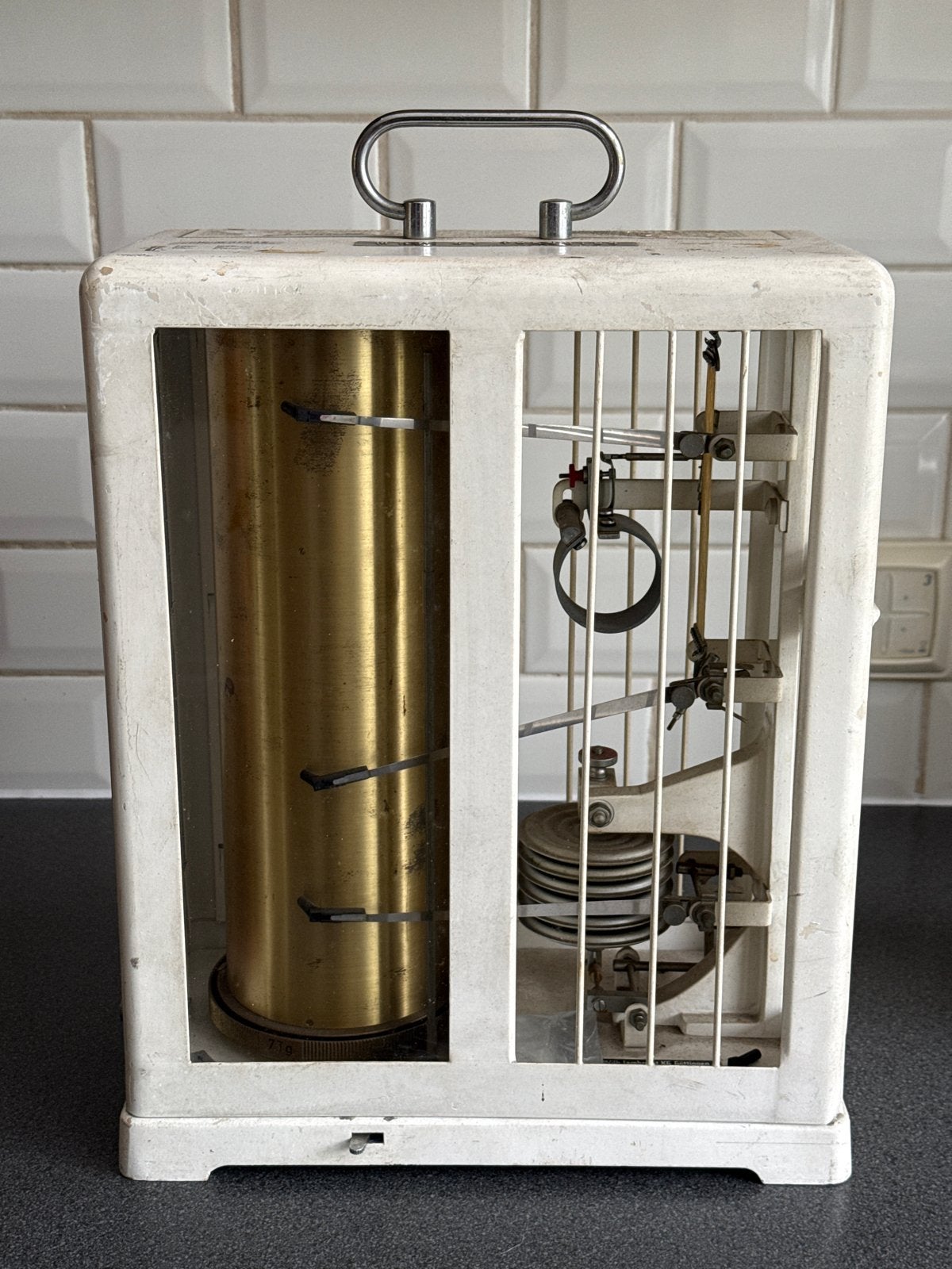 Antieke Thermo Hydrograaf Barograaf, Ophalen, Gebruikt, Barometer