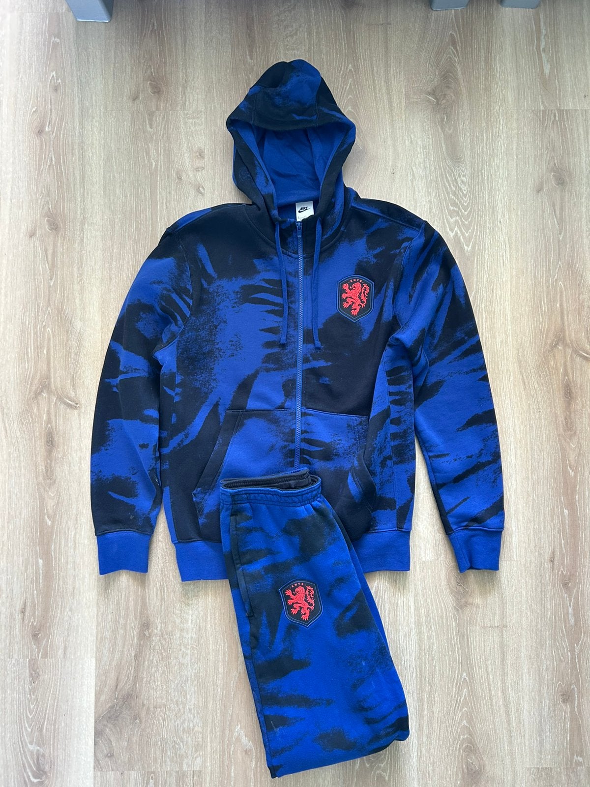Nederlands elftal joggingpak Nike WK 2022 Maat S, Blauw, Ophalen of Verzenden, Zo goed als nieuw, Nike