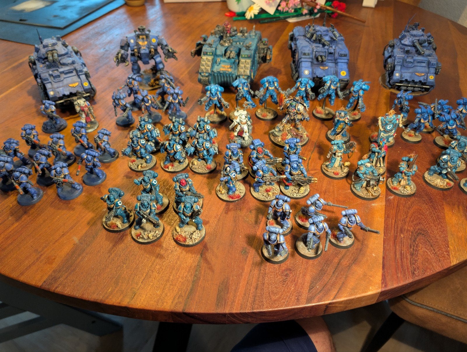 Warhammer 40K Space marines Ultra leger - Geschilderd army, Ophalen, Gebruikt