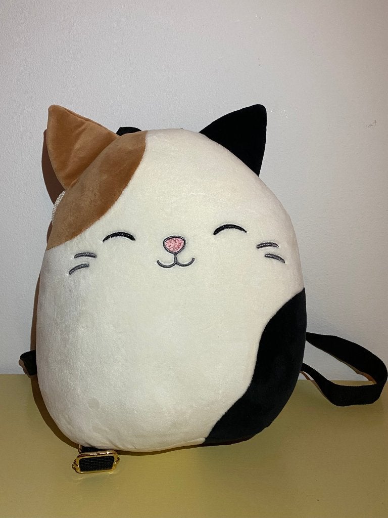 Squishmallow rugzak kat, Overige karakters, Ophalen of Verzenden, Zo goed als nieuw, Rugzakfunctie