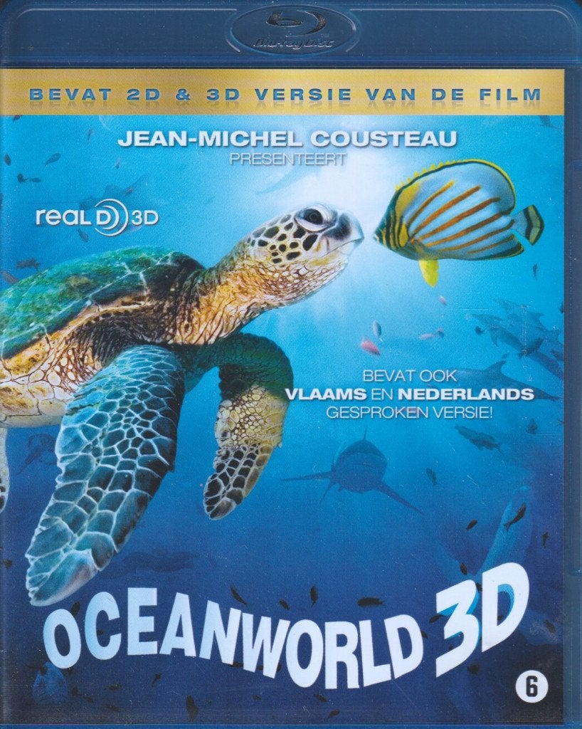 Jean-Michel Cousteau presents Oceanworld 3D, Documentaire, Documentaire en Educatief, Ophalen of Verzenden, 3D Blu-ray