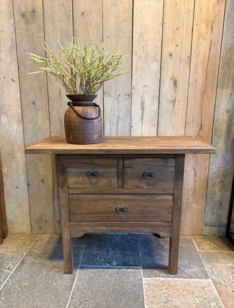 Teak sudetable - dressoir - ladekast, Ophalen, -, -, Teakhout