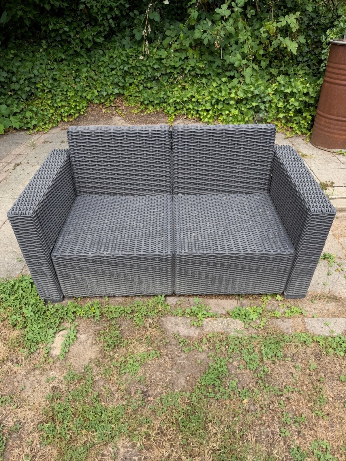 Alibert 'Monaco' loungeset bank - Zonder kussens, Kunststof, Gebruikt, Loungeset, Bank