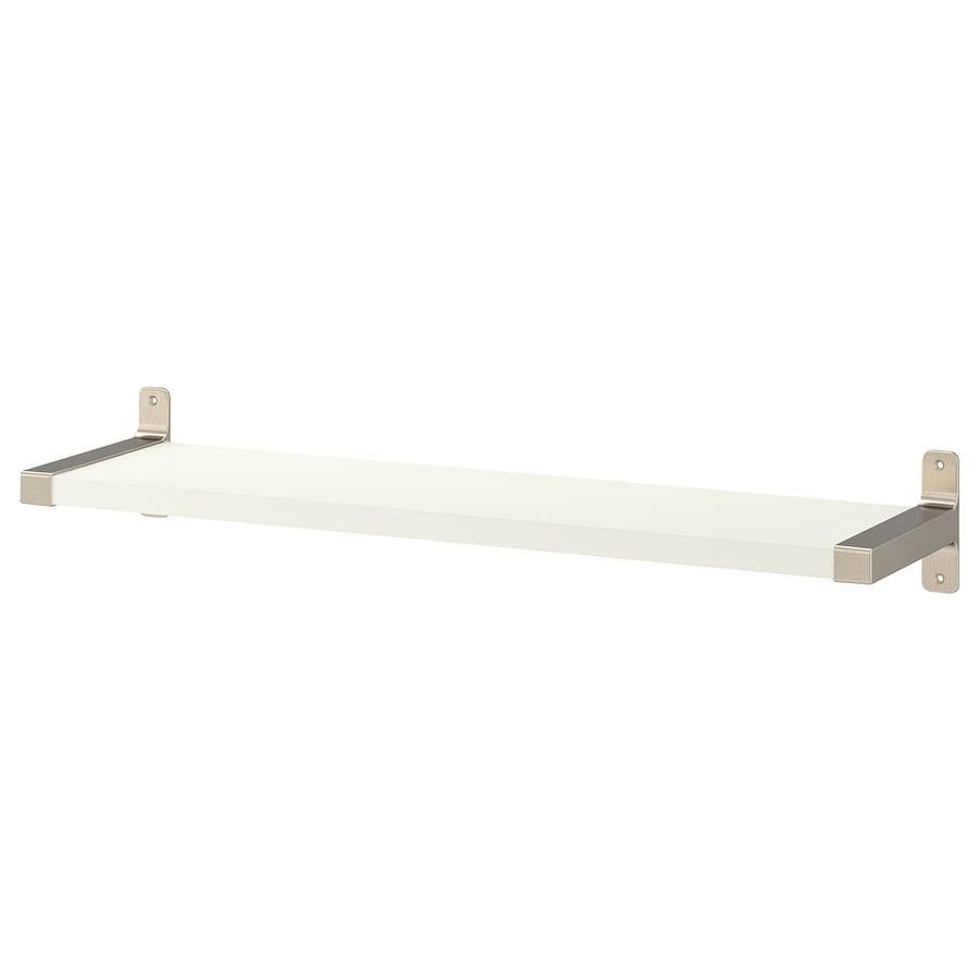IKEA BERGSHULT / GRANHULT Wandplank wit/vernikkeld 80x20 cm, Ophalen of Verzenden, Nieuw