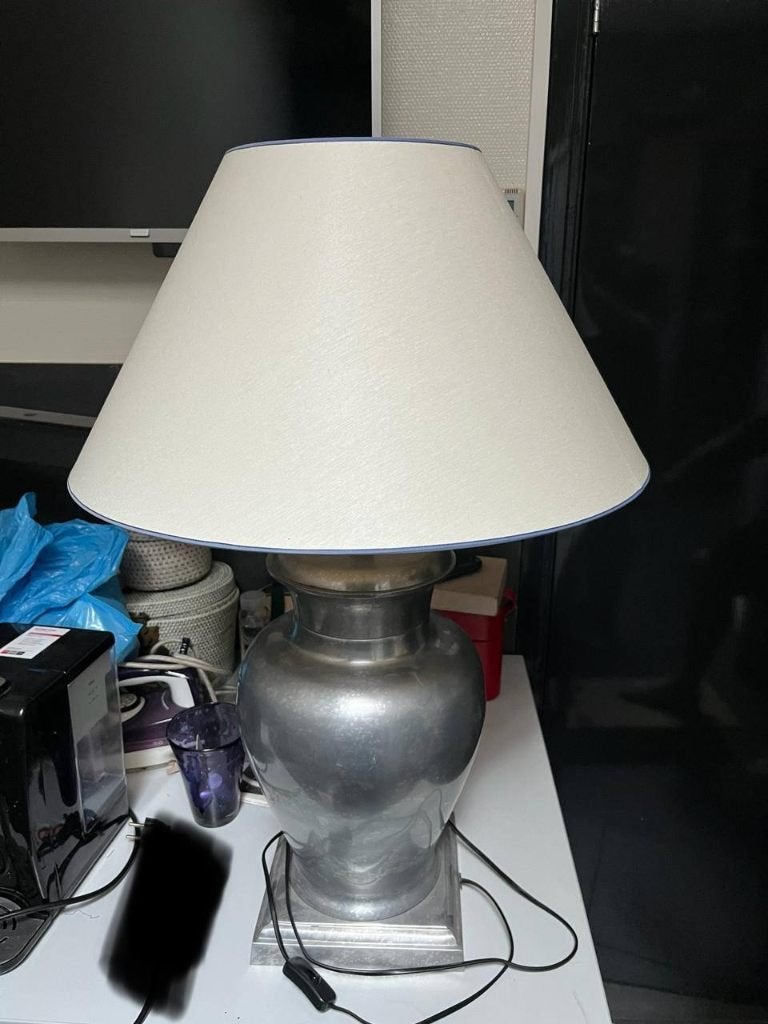 Tafellamp Flamant met witte kap, Ophalen, Gebruikt, Overige merken, Wit