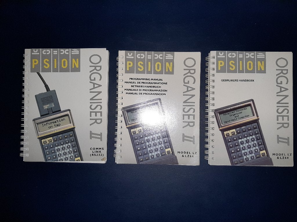 psion organiser II, Ophalen, Gebruikt, Overige systemen, Overige merken