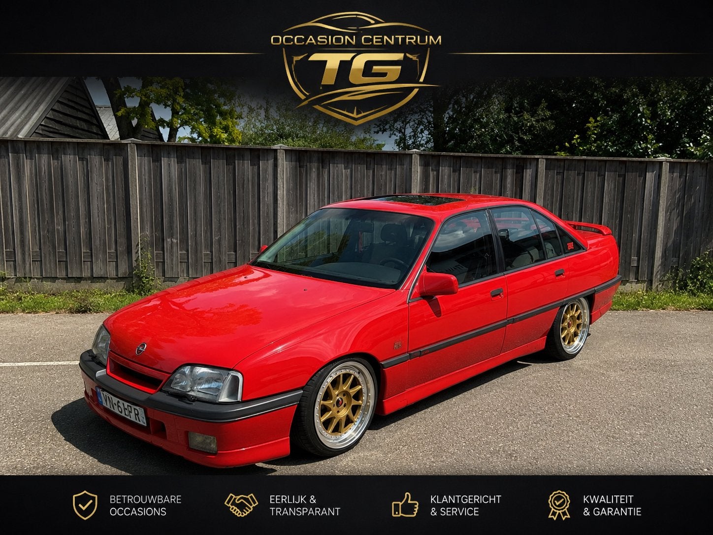 Opel Omega 3000 | Ex Opel Rüsselsheim | Concoursstaat, Auto's, Omega, Leder en Stof, 2996 cc, Bedrijf