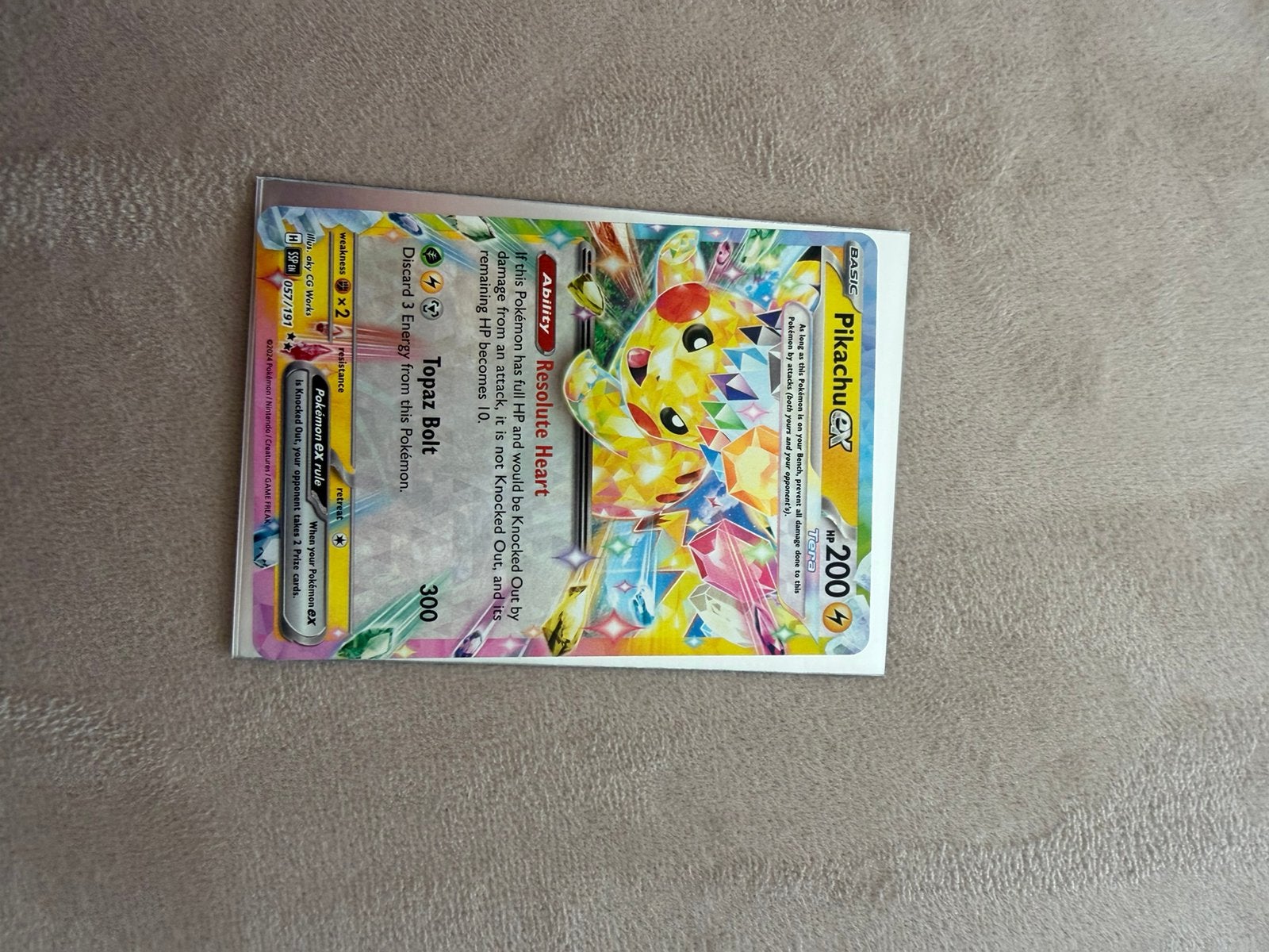 Pikachu EX Surging Sparks, Ophalen of Verzenden, Nieuw