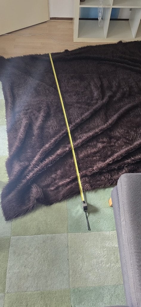 Harig vloerkleed bruin, Huis en Inrichting, Stoffering | Tapijten en Kleden, Ophalen, Bruin, Klassiek, 150 tot 200 cm
