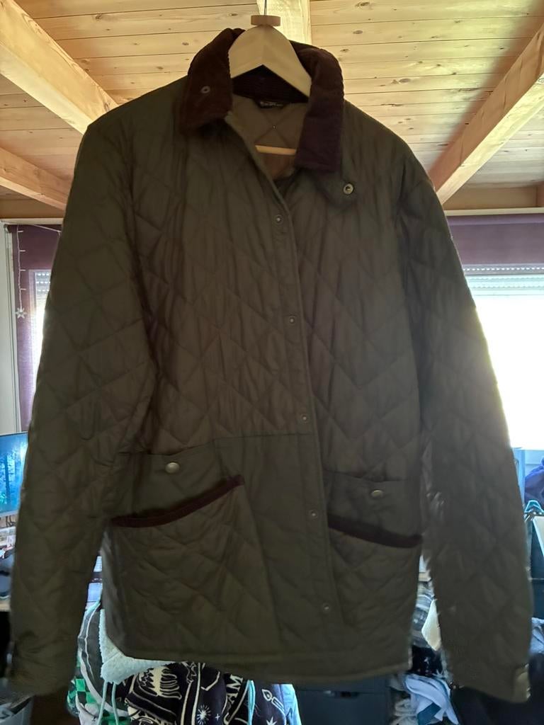 Barbour tussenjas, Ophalen, Zo goed als nieuw, Maat 56/58 (XL), Groen
