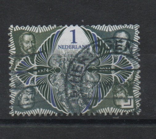 ‹(•¿•)› nl m0515 leidens ontzet, Ophalen of Verzenden, Gestempeld