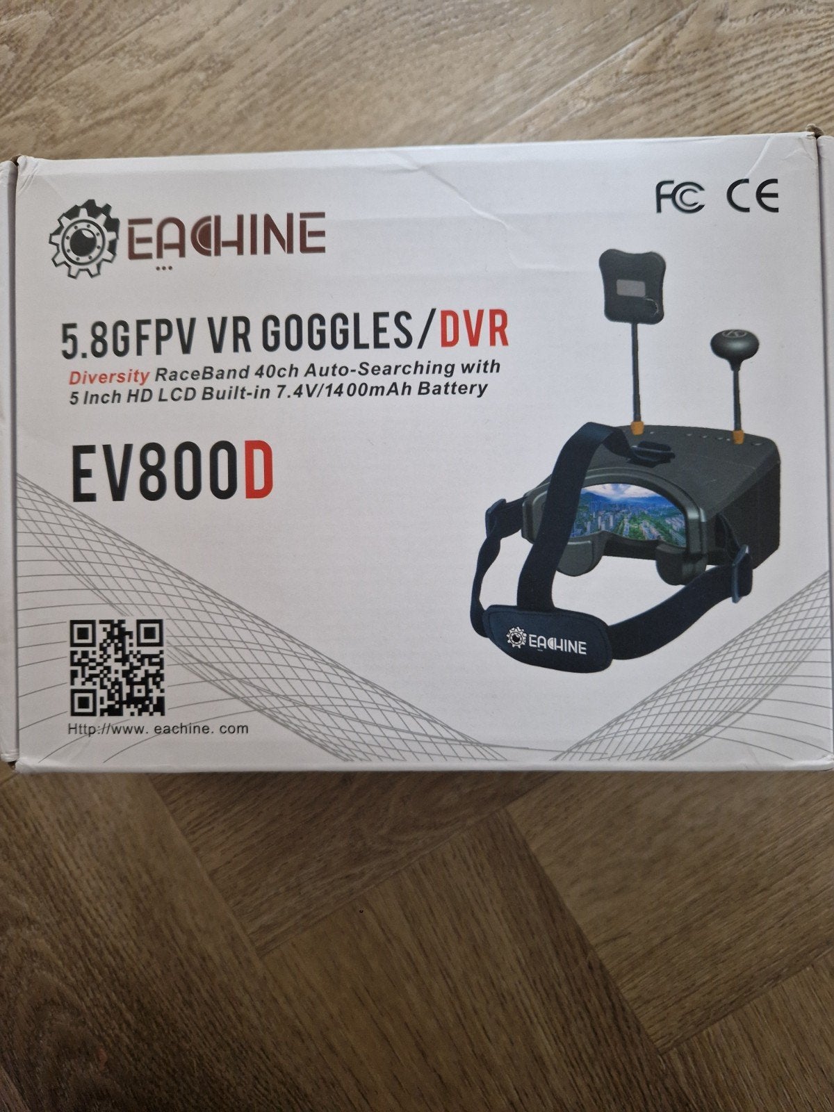 Eachine EV800D FPV VR Goggles/DVR - Nieuw in verpakking, Ophalen of Verzenden, Nieuw, VR-bril, Overige platformen