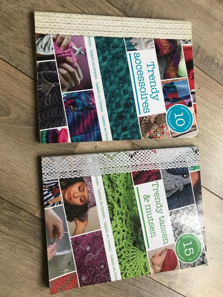 Trendy accessoires & tassen/mutsen haak- en breiboeken, Ophalen, Gebruikt, Breien of Haken, Patroon of Boek