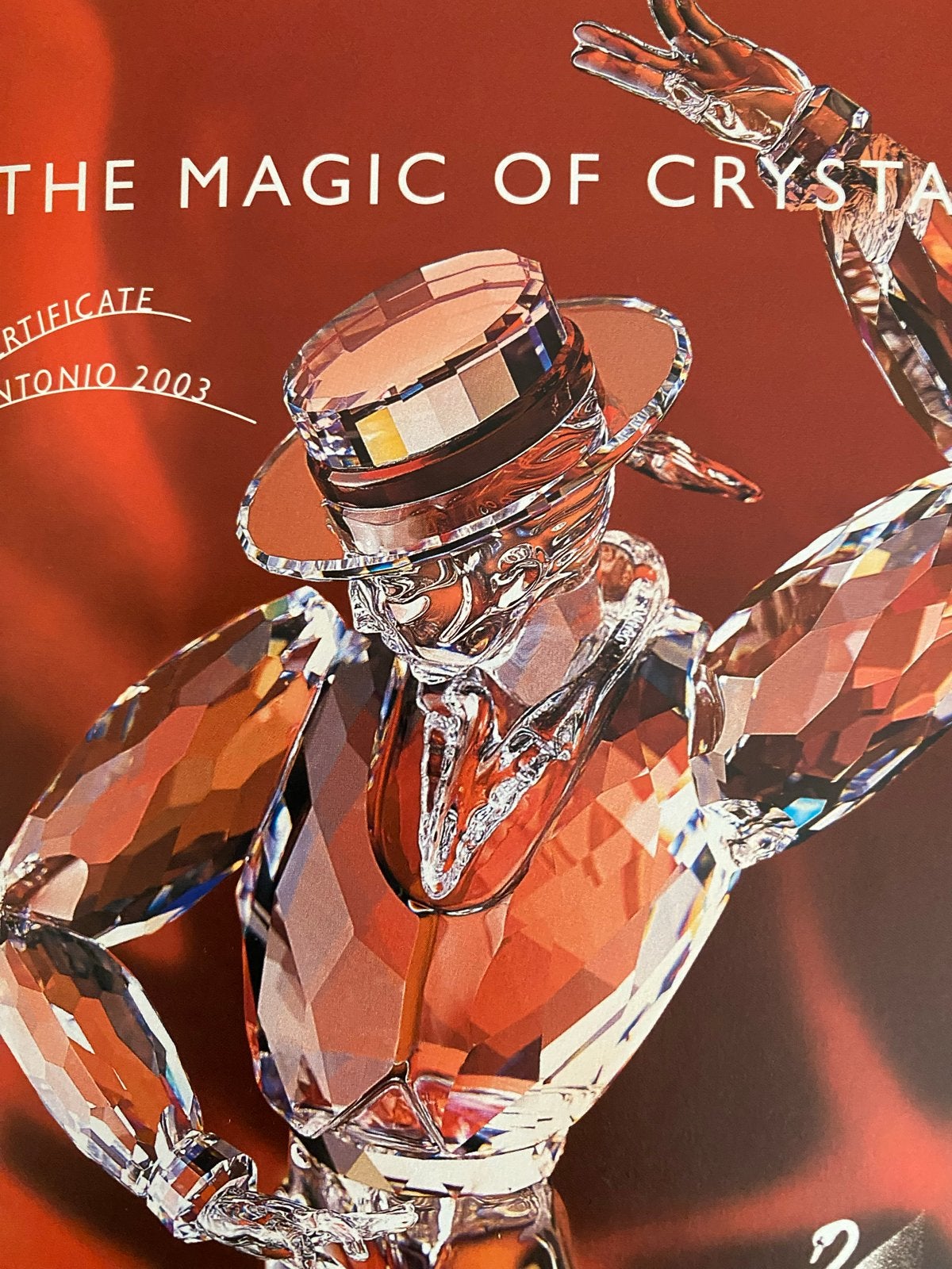 Swarovski Antonio Jaarstuk 2003 - The Magic of Crystal, Ophalen of Verzenden, Zo goed als nieuw, Figuurtje