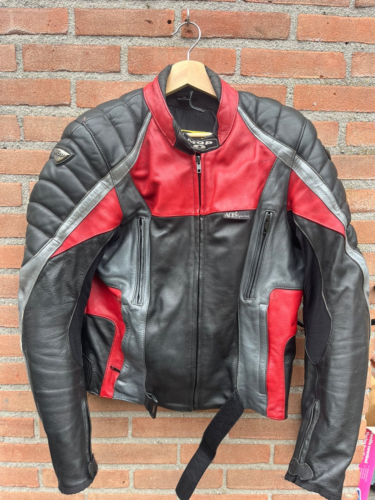 Lederen pak, Motoren, Kleding | Motorkleding, Ophalen, Tweedehands, Heren, Combipak